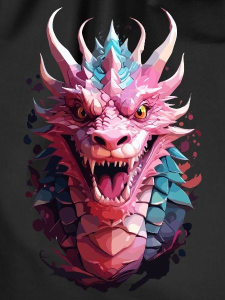 Düsterer Blick des Drachen