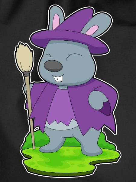 Bunny Witch Broom
