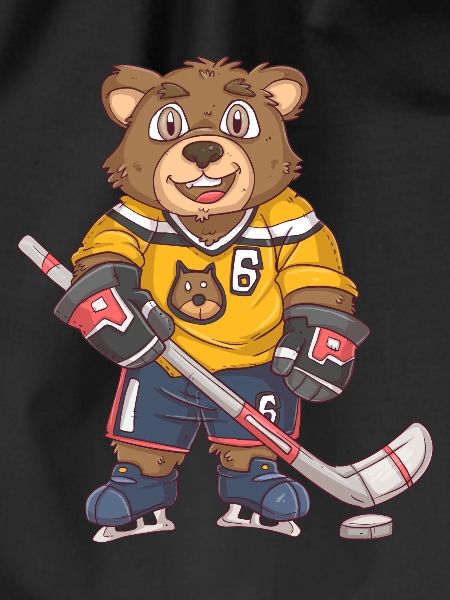 Ice Hockey Bear