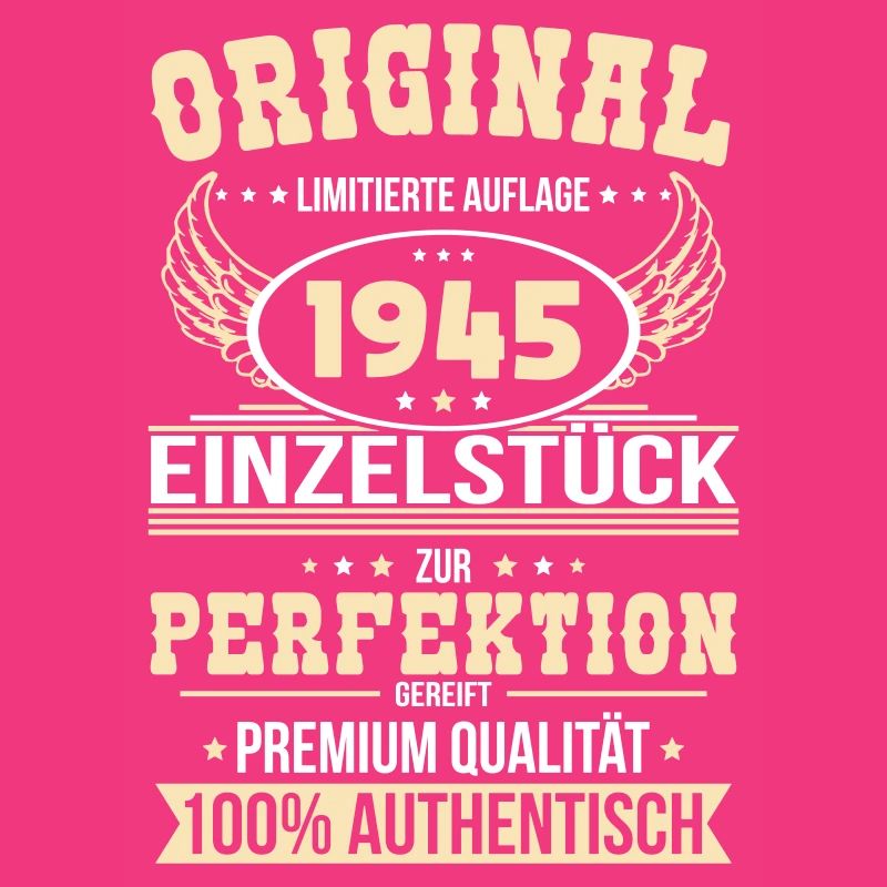 80e anniversaire - Pièce unique originale de 1945