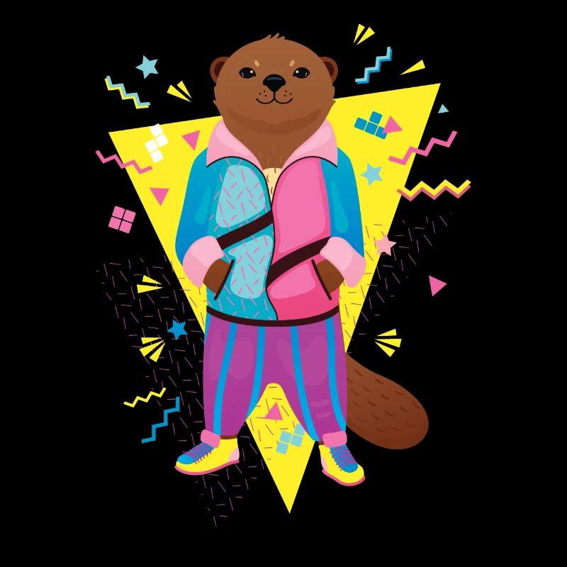 Cool 80's Otter