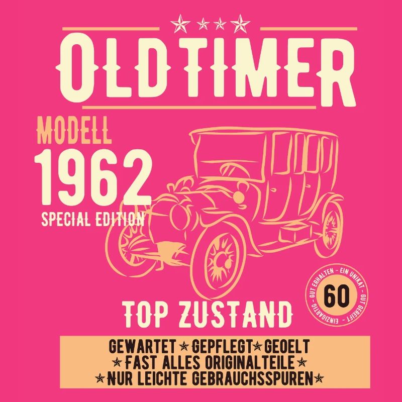 60. Geburtstag Oldtimer 1962, Geschenk