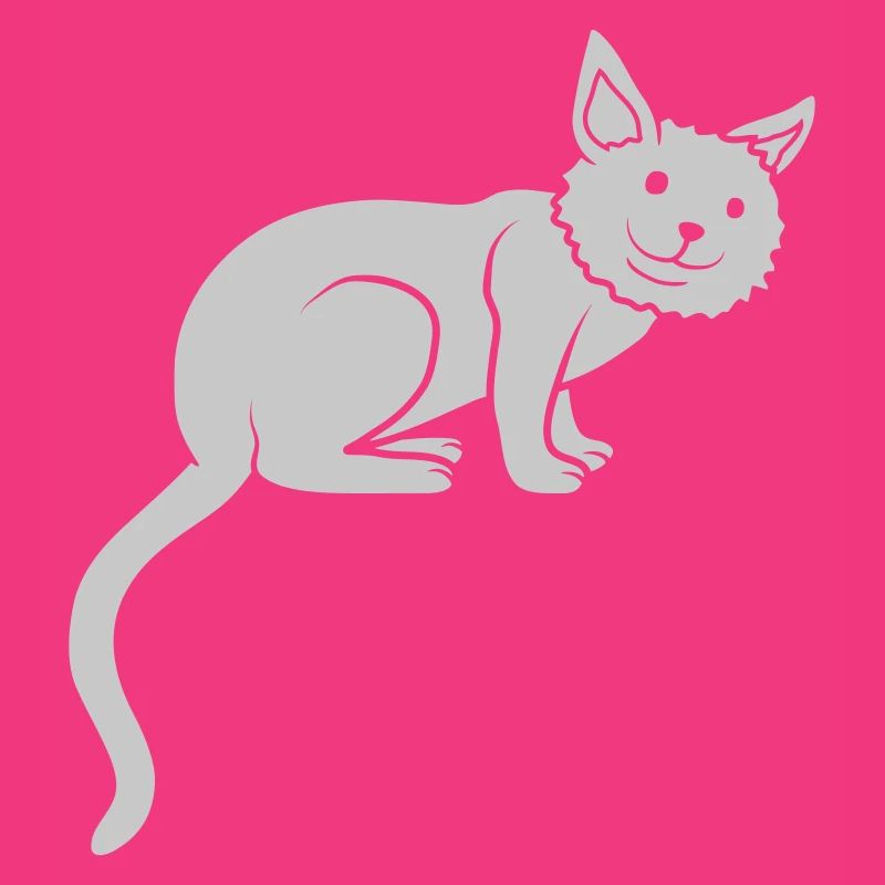 Chaton mignon assis mignon