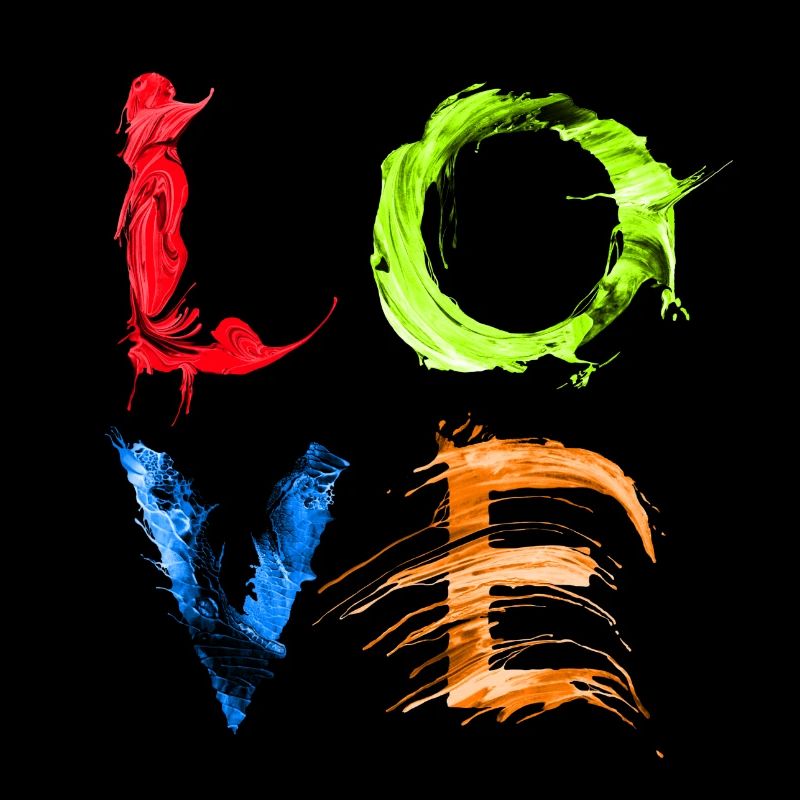 LOVE – Explosion de couleurs pour tous ceux qui aiment