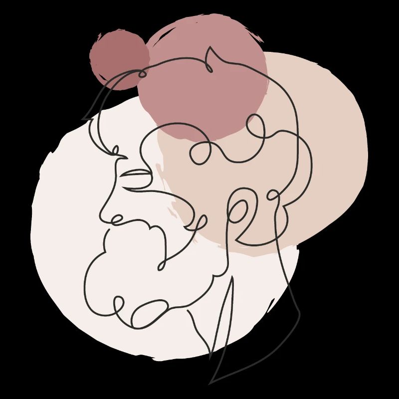 Men's Line Art