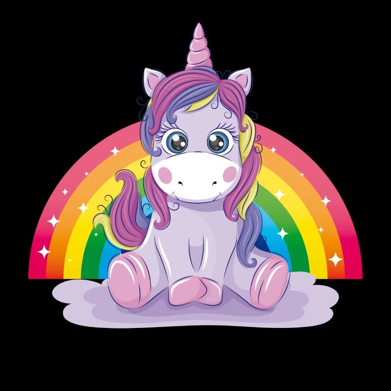 Baby Einhorn Regenbogen süß niedlich