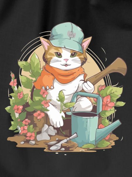 Kido the gardener cat