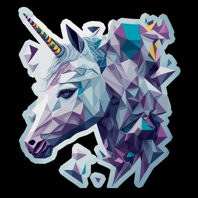 Unicorn Polyart