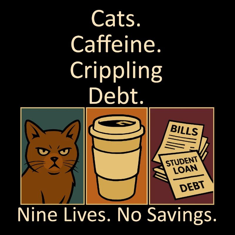 Cats Caffeine Crippling Debt