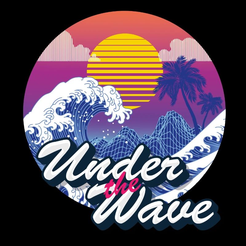 Under the wave