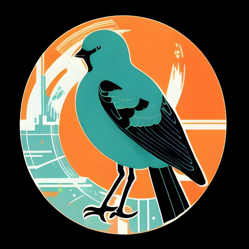 Vogel Sticker