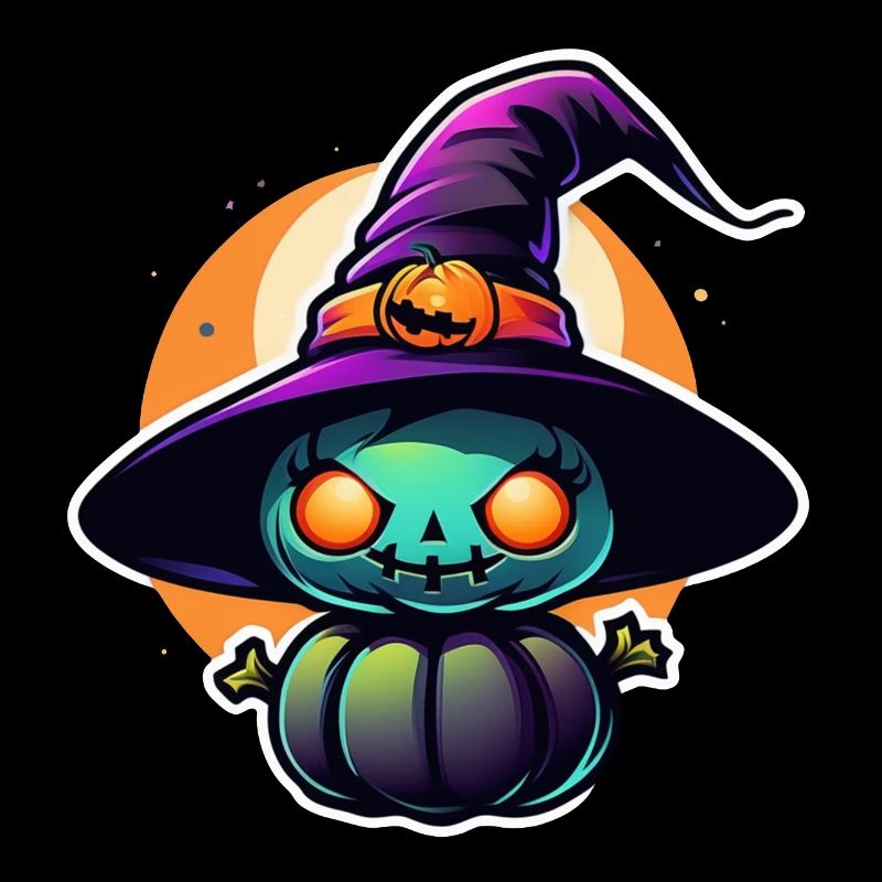 Halloween - Pumpkin Witch Hat