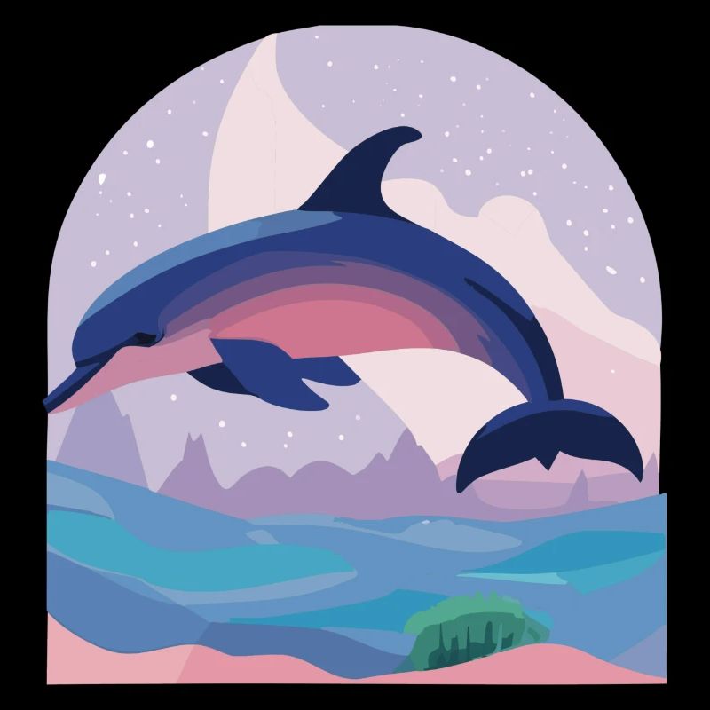 Skipping Dolphin (Dreamy Animals Collection)