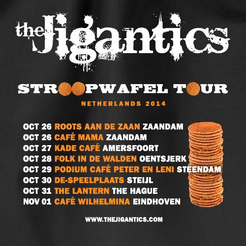 The Jigantics - Netherlands tour 2014 - Drawstring Bag