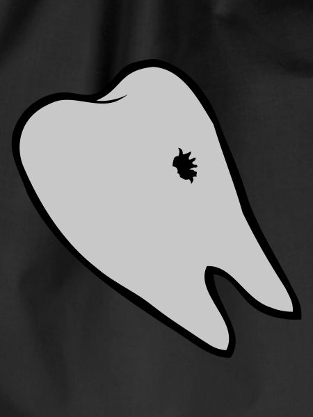 Caries hole tooth