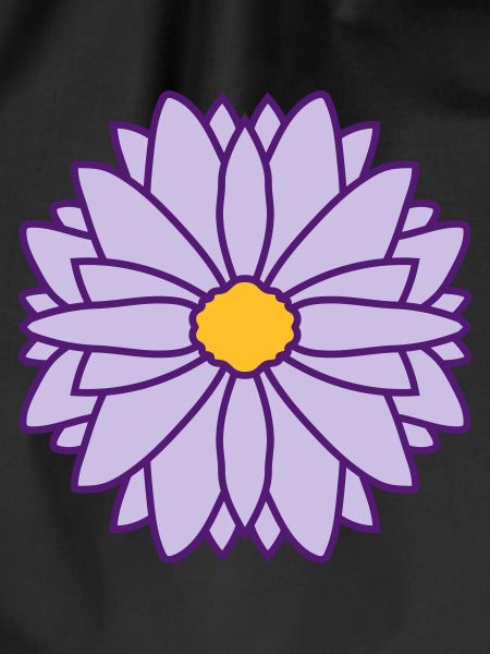 Runde Hübsche Blume Design