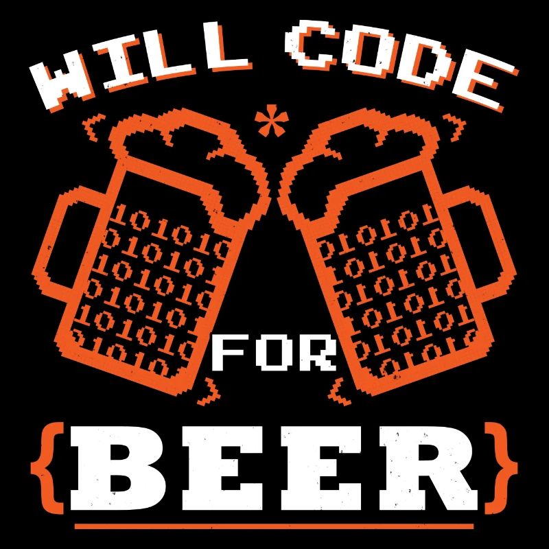Will Code für Bier
