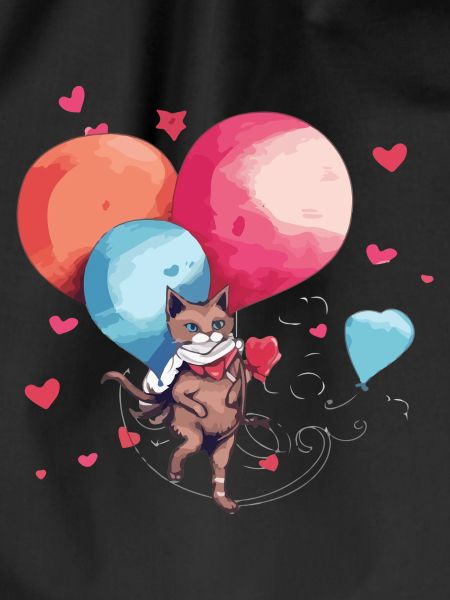 Mina the balloon cat
