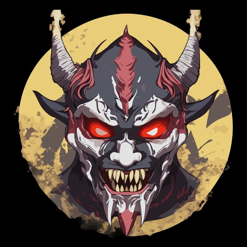 Dämonischer Samurai