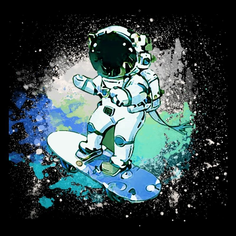 graffiti,skateboard,malerei,Astronaut