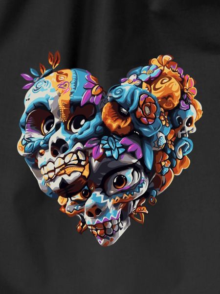 Heart skull