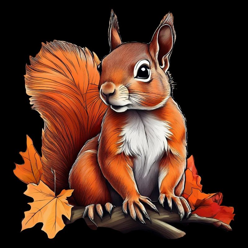 Eichhörnchen Herbst