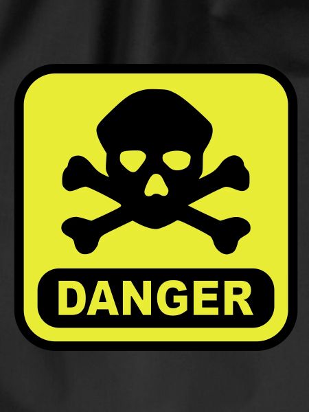Danger skull