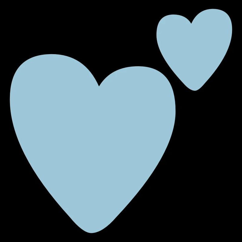 Blue hearts