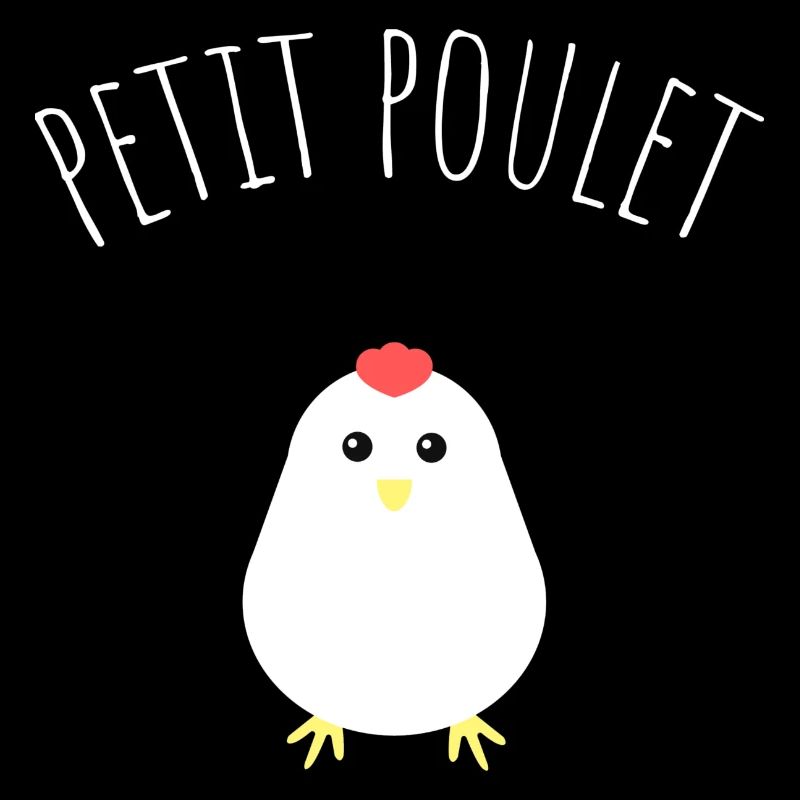 Design mignon poulet pour enfant
