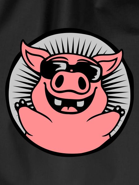 Circle Cool Sunglasses Pig