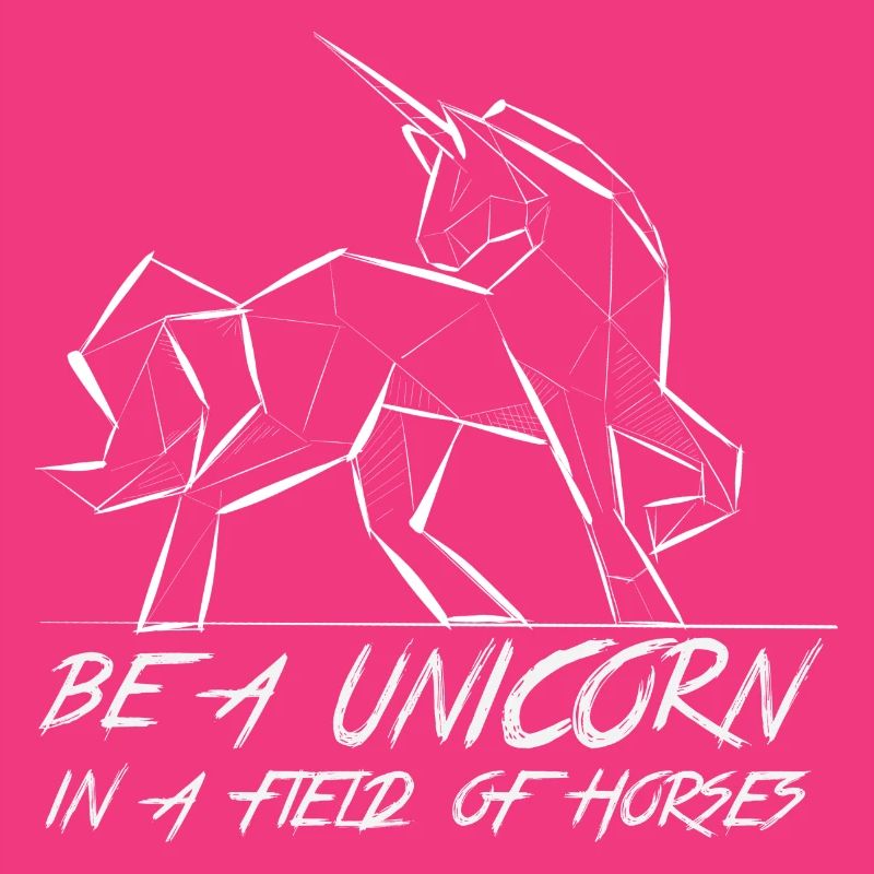 Sei ein Einhorn unter Pferden!