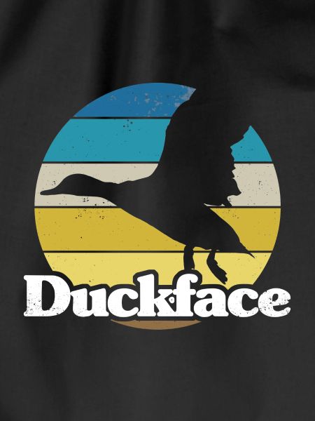 Retro Style Print "Duckface"
