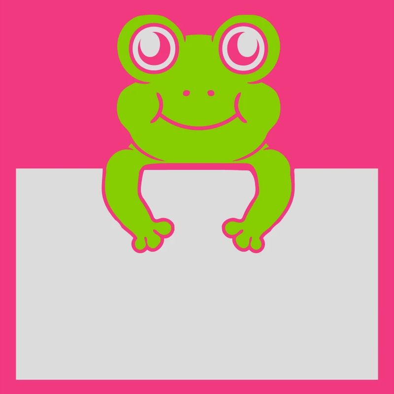 Texte présent Comic Frog