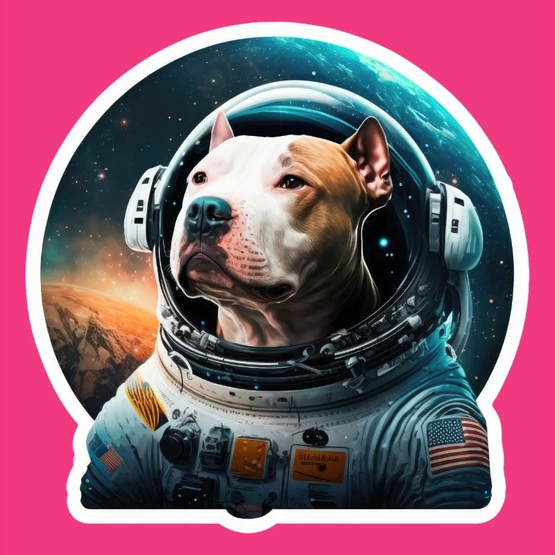 Pitbull dans l’espace, drôles de chiens, Spacedogo!