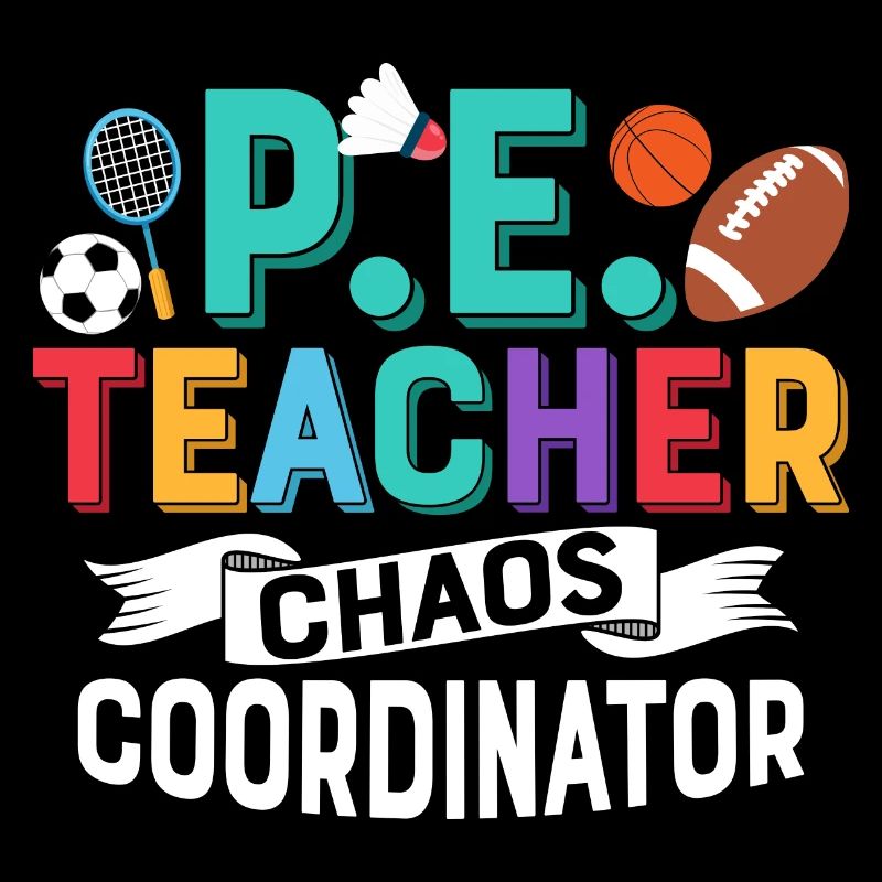 P.E. Enseignant Chaos Coordinateur École Edu physique
