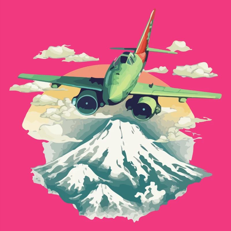 The plane