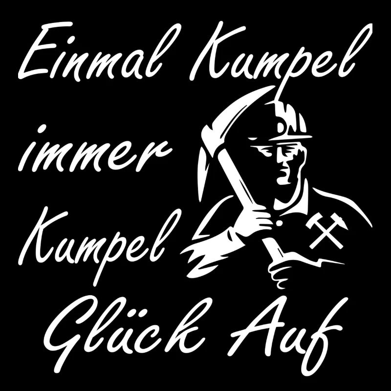 Bergbau Einmal Kumpel