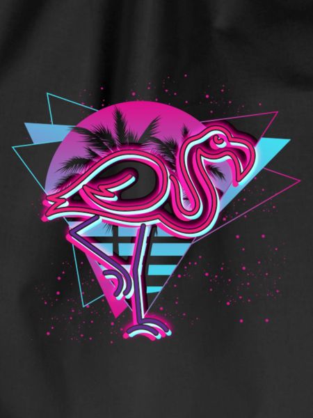 Abstract Flamingo T Shirt
