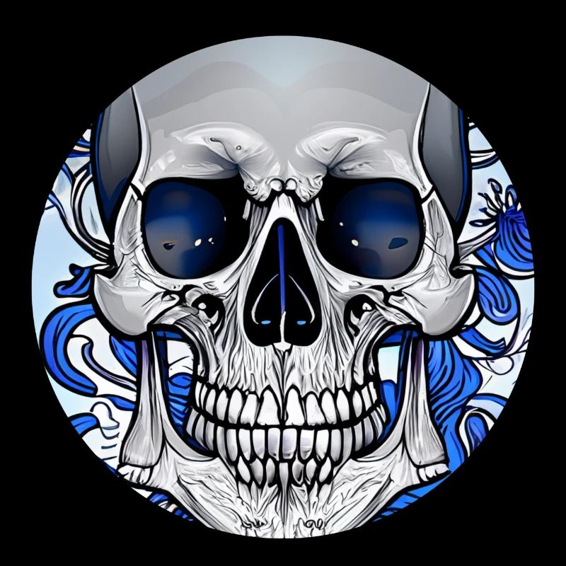 Grey Skull - Ornament