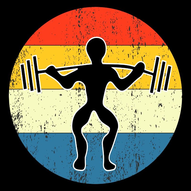 Retro Vintage workout Sunset Design
