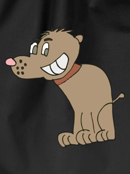 Funny dog laughing