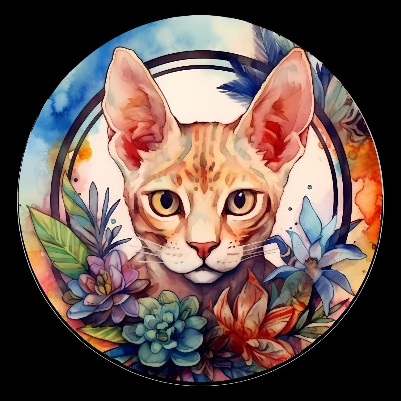 Devon Rex Katze Boho-Stil, Liebeskatzen