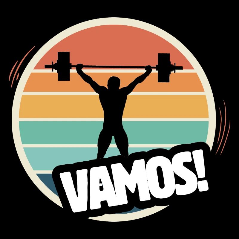 Vamos Retro Gewichtheben