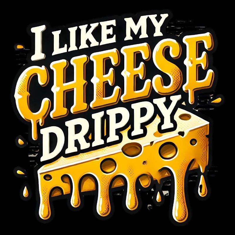 J’aime My Cheese Drippy, Funne Meme Cheese Lover