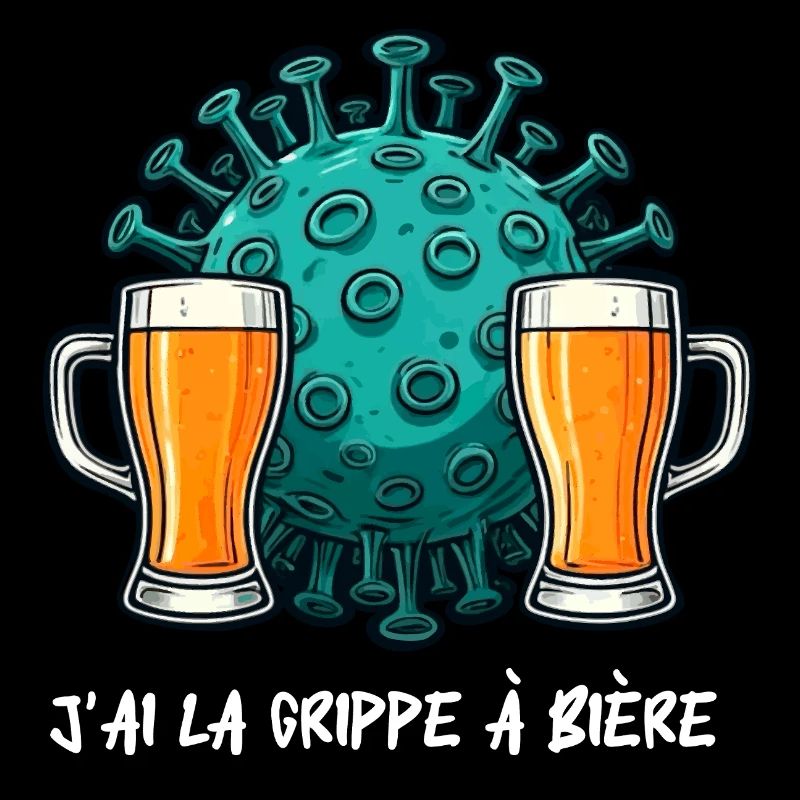 Ich habe eine Biergrippe