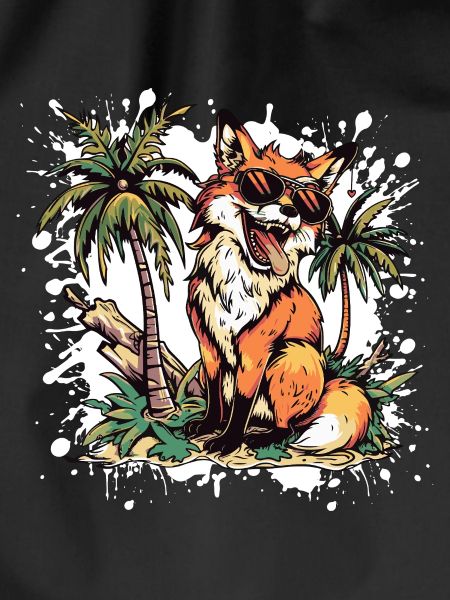 Fuchs Insel Palme