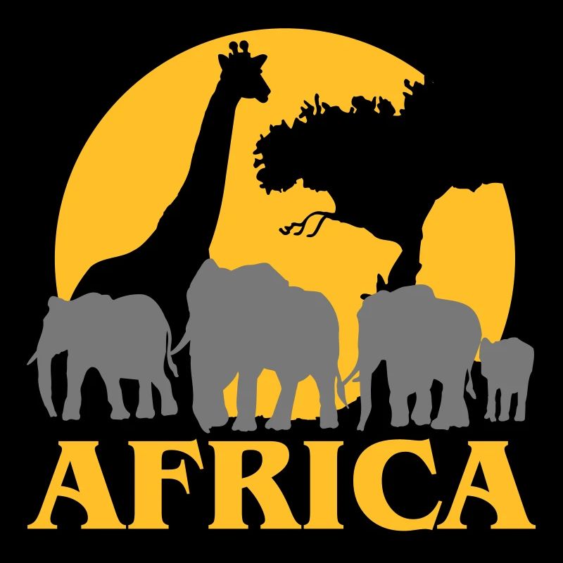 Afrique - Coucher de soleil dans la savane