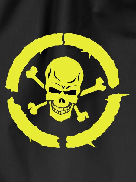 skull skull bone circle