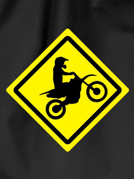 motocross roadsign