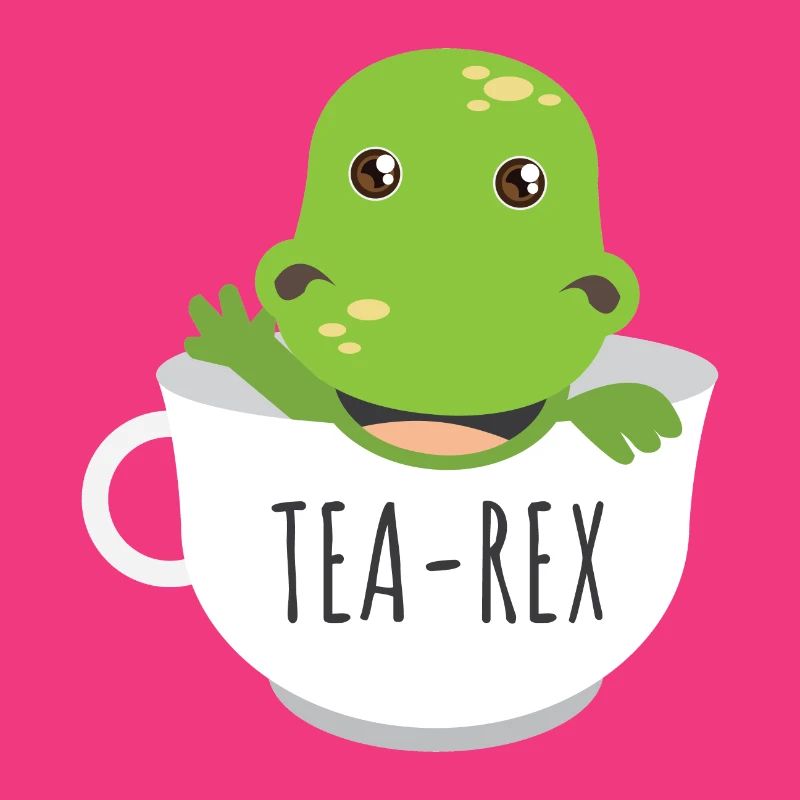 Dinosaurier Tea Rex in der Teetasse - Geschenkidee